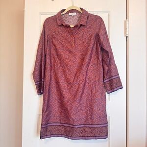 Laurence Tavernier Gabi Women's 100% Cotton Nightshirt Long Sleeve Size XS